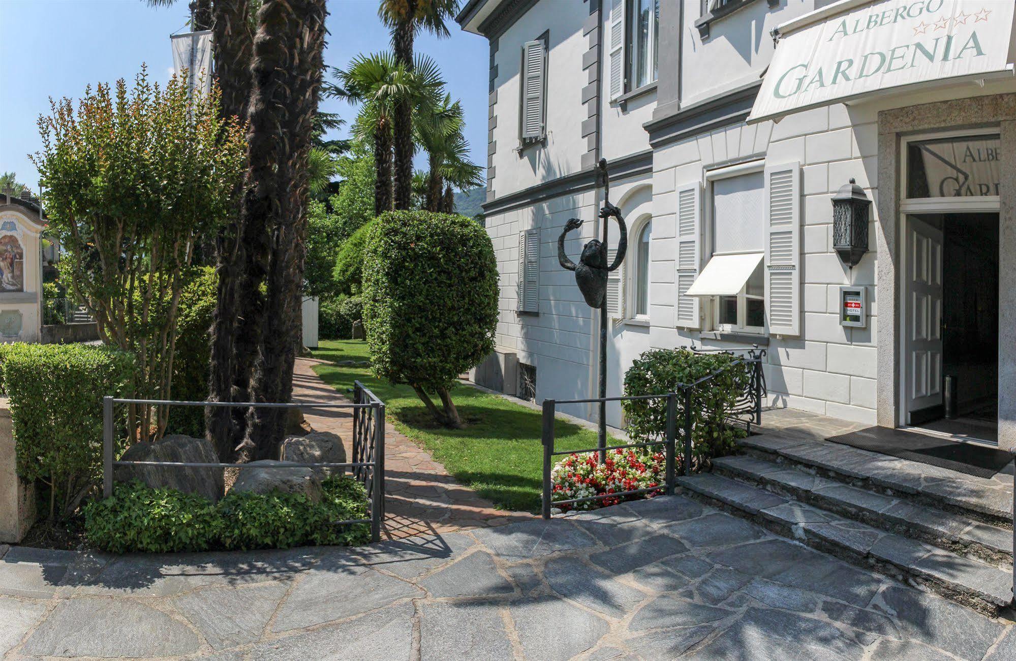 Villa Garni Gardenia Caslano Bagian luar foto