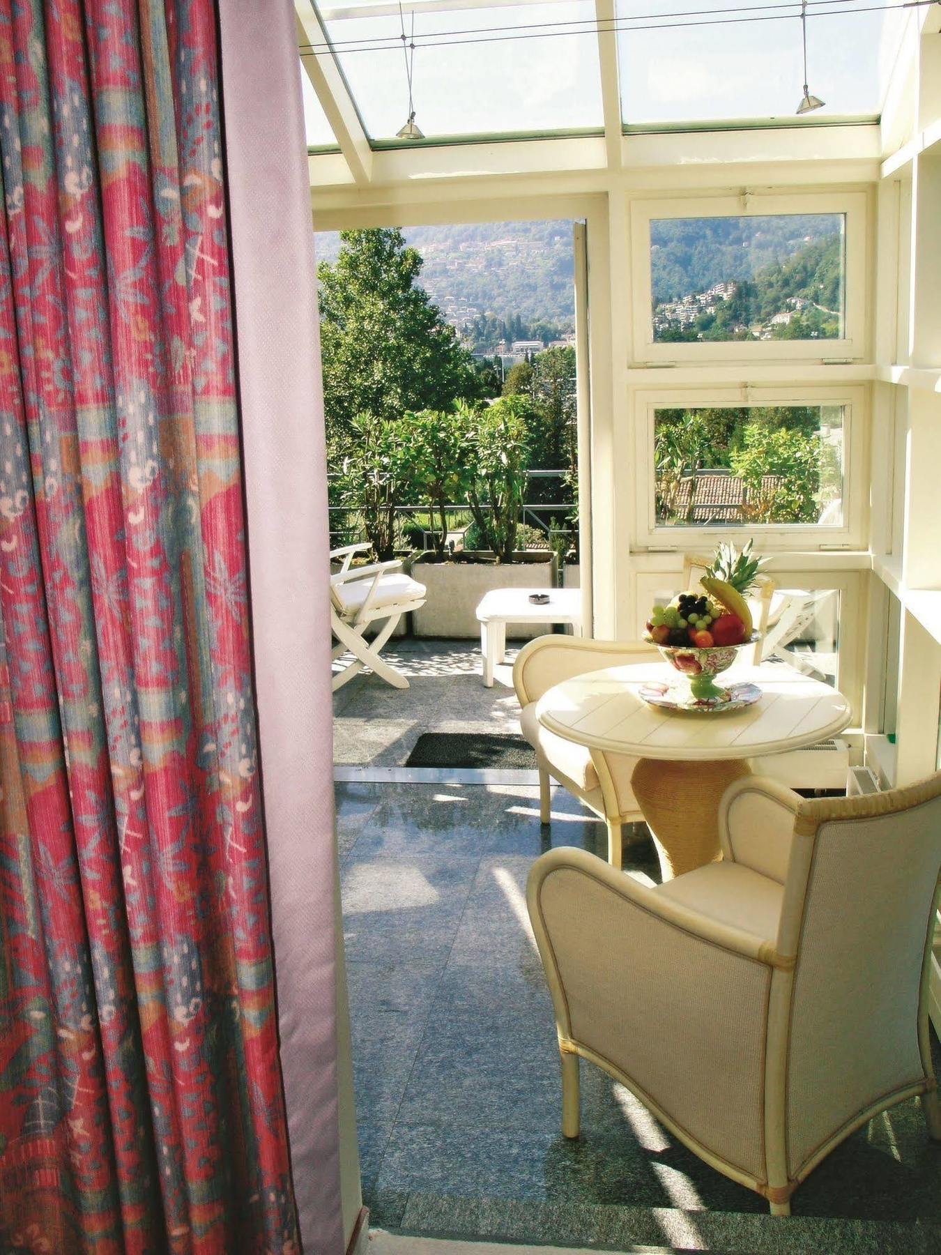 Villa Garni Gardenia Caslano Bagian luar foto