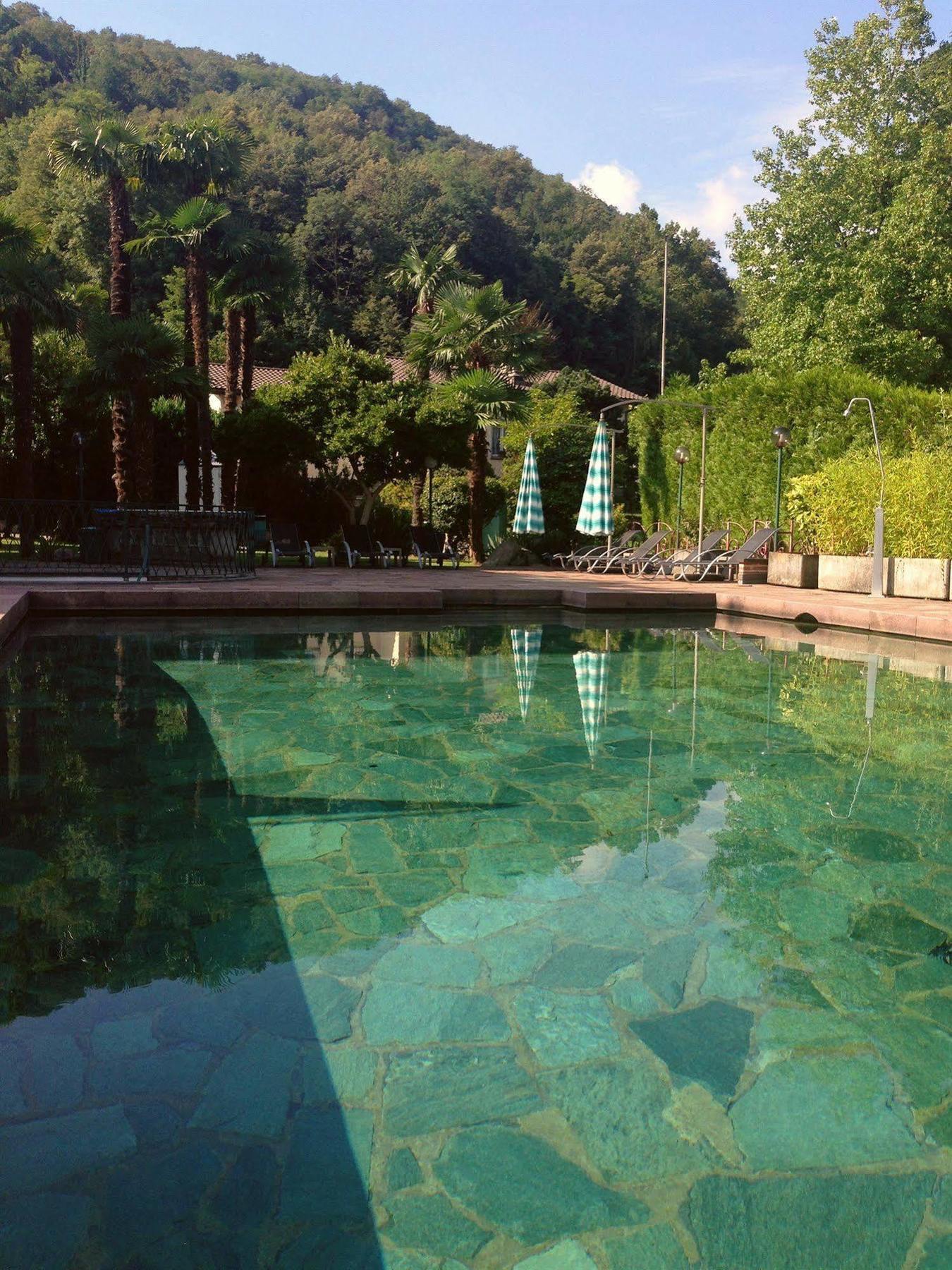 Villa Garni Gardenia Caslano Bagian luar foto