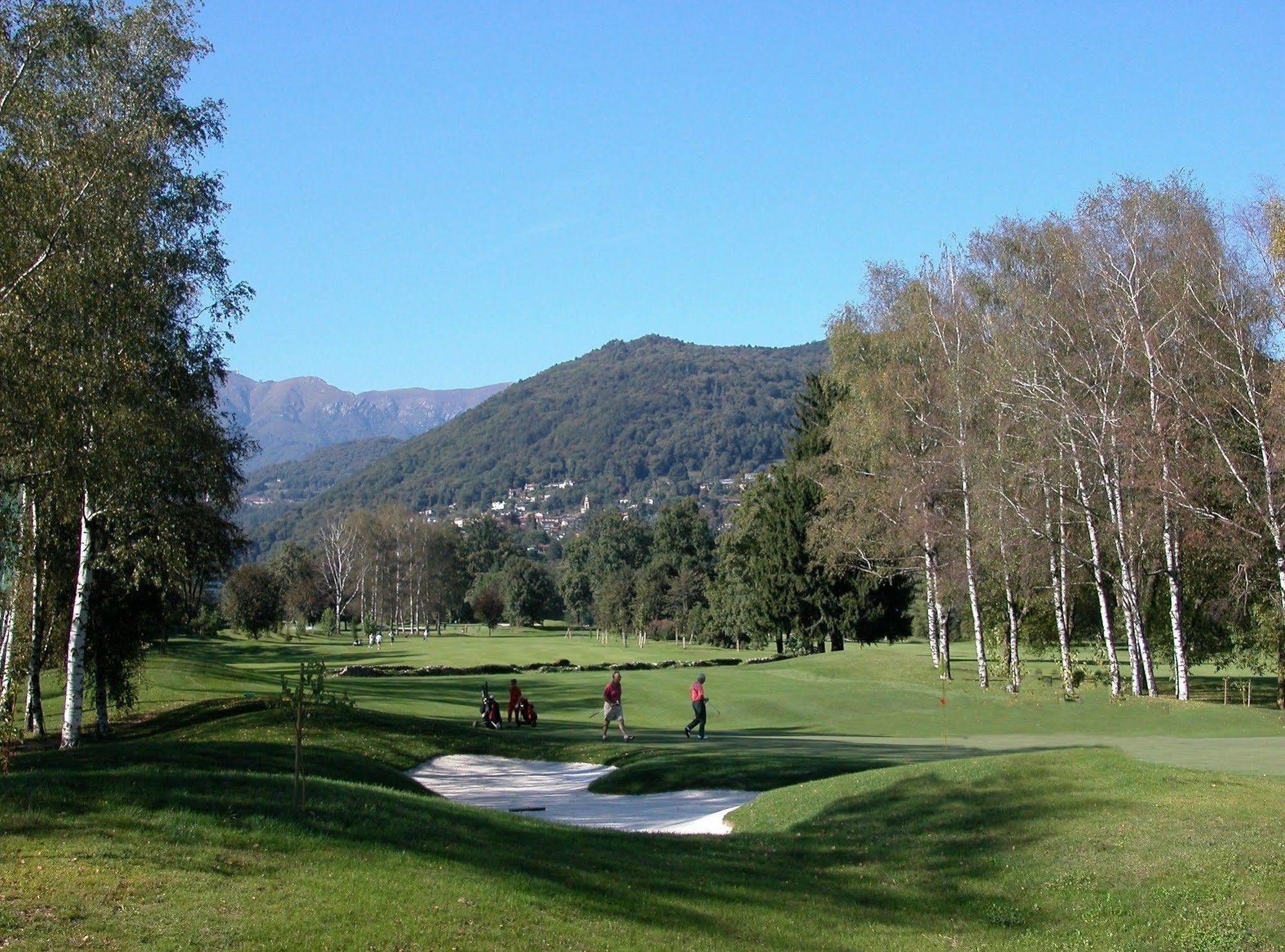 Villa Garni Gardenia Caslano Bagian luar foto