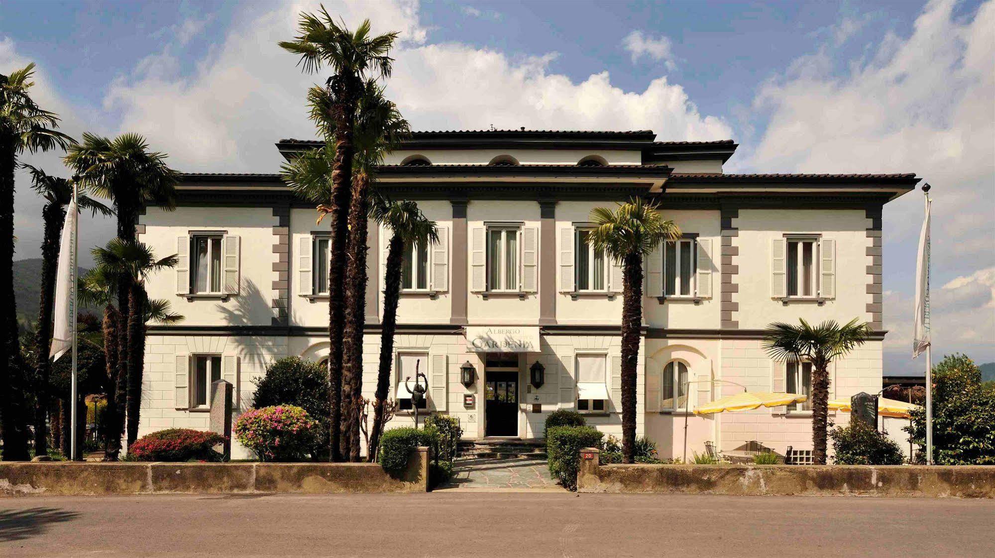 Villa Garni Gardenia Caslano Bagian luar foto